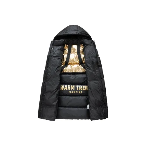 JIMI JONS Хлопковый пуховик унисекс черного цвета