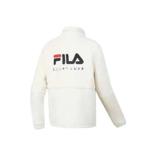 FILA Спаржа Белый Мужской Бархатные куртки