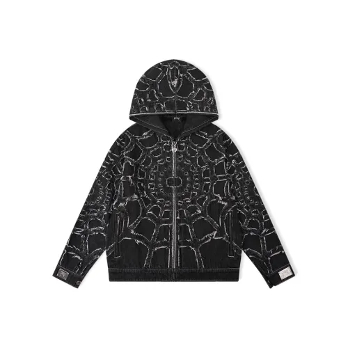 Revenge Denim Jacket Unisex Black Revenge Деним Куртка Унисекс Черный