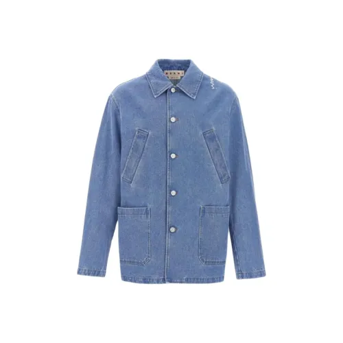 MARNI Denim Jacket Men's Light Blue