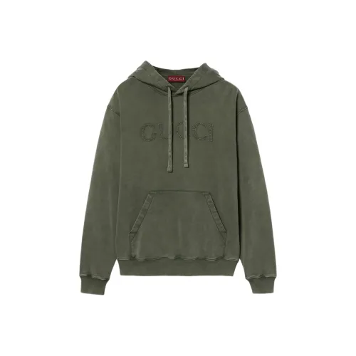 GUCCI FW24 Толстовка Мужской Лесной Зеленый