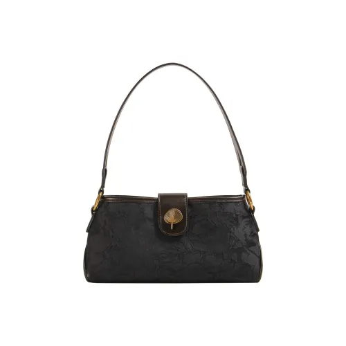 LOSEA Ткань Подмышечный Сумка на плечо Средний Женские Черный