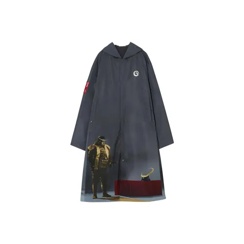 UNDERCOVER Серое Унисекс Пальто