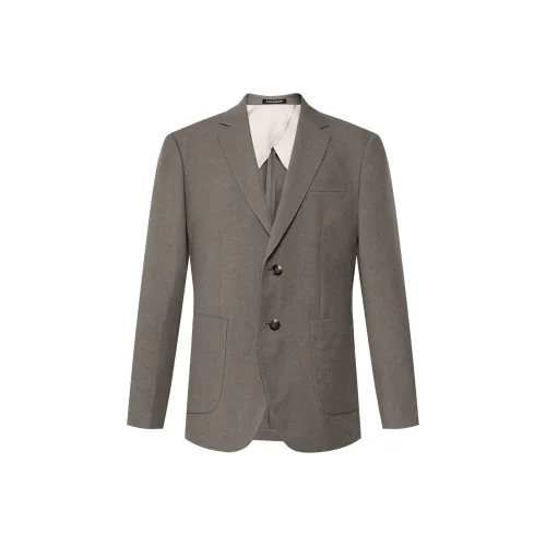 LESS IS MORE SS25 Бизнес-костюм Мужской Кофейный