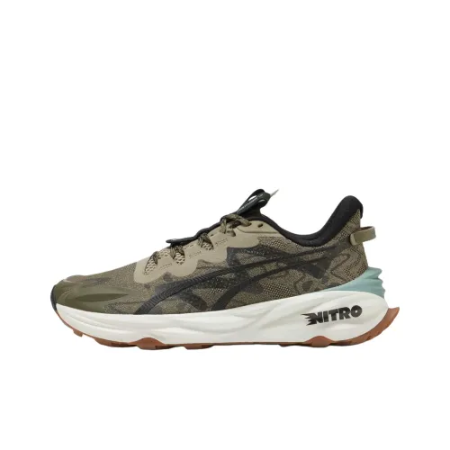 PUMA Fast Trac Nitro 3 Slip-Resistant Abrasion-Resistant Low-Top Trail Running Shoes Men's Green Black PUMA Fast Trac Nitro 3 Противоскользящие Аbrasion-Resistant Низкие Кроссовки для Беговых Трасс Мужские Зеленый Черный