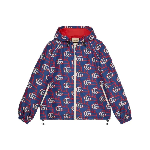 GUCCI Blue Men's Jackets GUCCI Синий Мужские Куртки