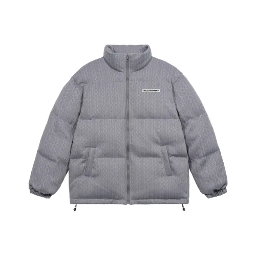 KILLWINNER Воротник-стойка свободный крой утолщенный пуховик унисекс