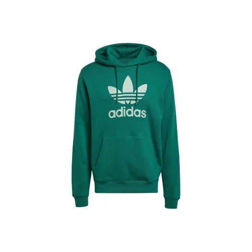 Adidas Originals ADICOLOR CLASSICS TREFOIL FW24 Свитшот Мужской Преппи Зеленый