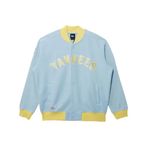 New Era Бейсбольная куртка Unisex Light Blue