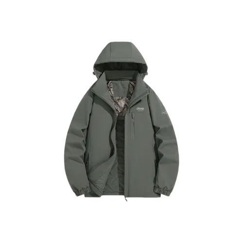 JEEP SPIRIT Городская жизнь Путешествие Коммутирование Водонепроницаемый Ветрозащитный Устойчивый к истиранию Термическая ветровка Мужской