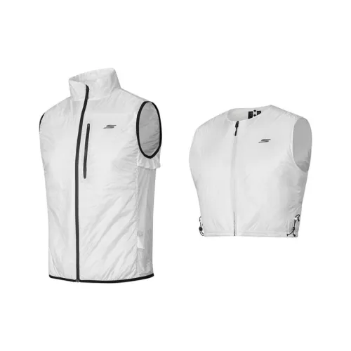 Skechers FW24 Жилет Мужской 2 предмета Комплект Ярко-белый
