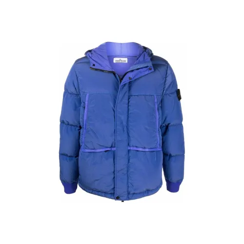 Stone Island Синий Мужской Пуховик