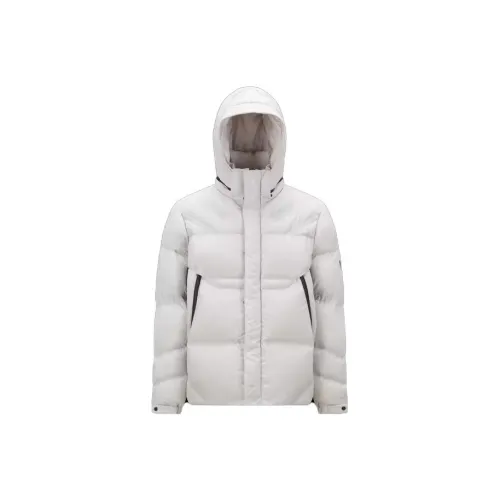 Moncler Light Gray Men's Down Jackets Монклер Светло-Серый Мужской Пуховик