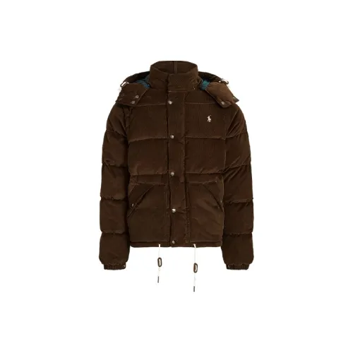 Polo Ralph Lauren FW22 Пуховик Мужской Коричневый