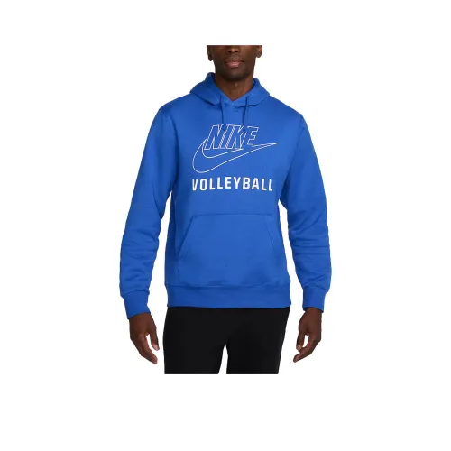 nike FW AW24 Мужской Волейбол Пуловер Толстовка Свитшот Мужской Синий