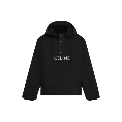 CELINE FW24 Хлопковый пуховик Мужской Черный