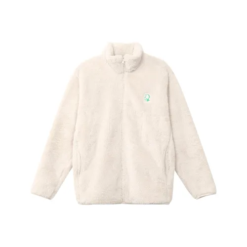 UNIQLO Светло-бежевый унисекс бархатные куртки