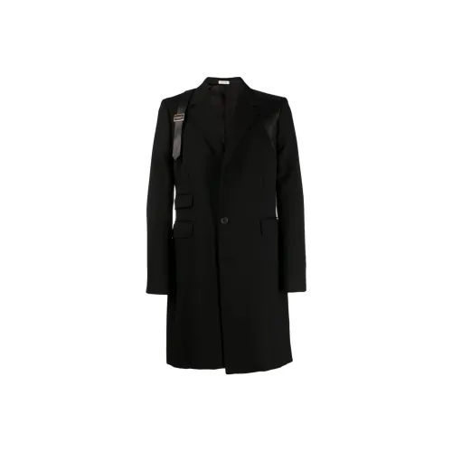 Alexander McQueen Черное Мужское Пальто