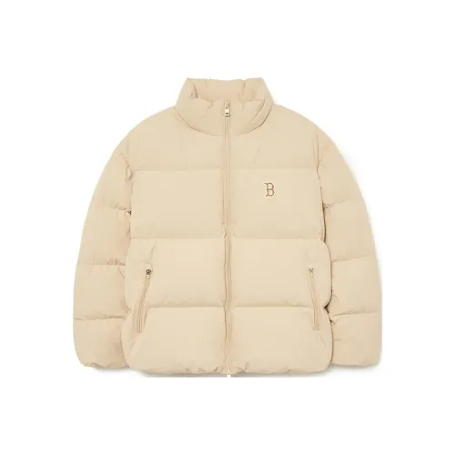 MLB Down Куртка Унисекс Лен Бежевый Желтый