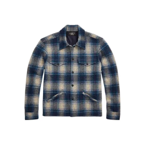 Double RL Синий Мужской Пальто