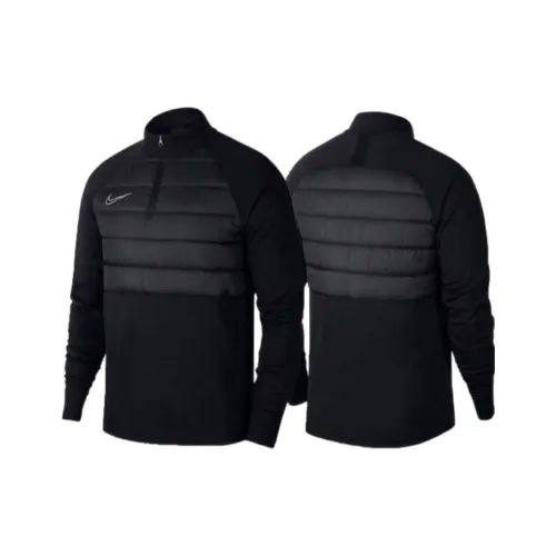 Nike Dri Fit хлопковый пуховик мужской черный
