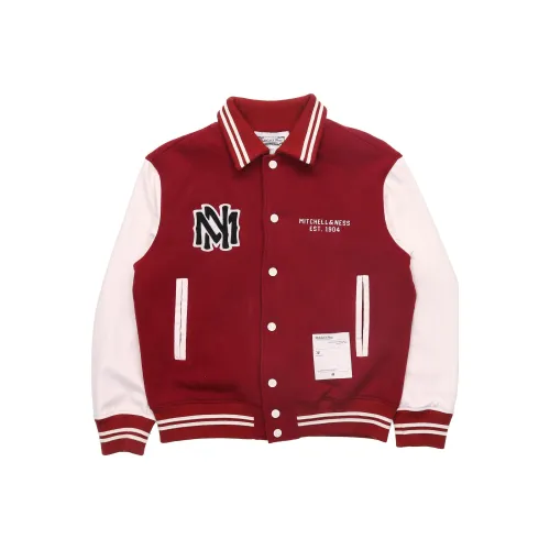 MITCHELL NESS Бейсбольная куртка Унисекс Красная