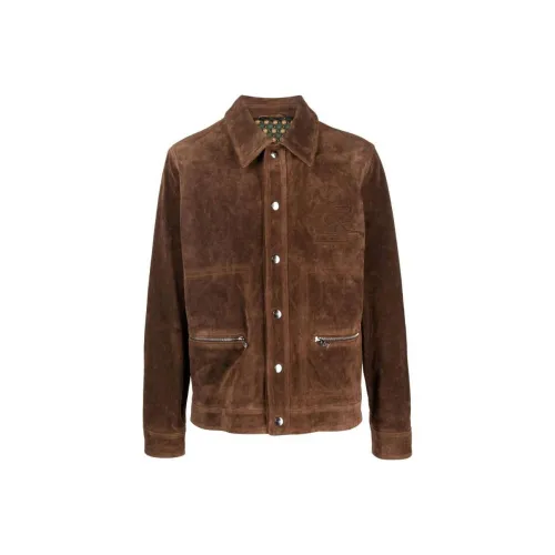 ETRO Коричневые Мужские Куртки
