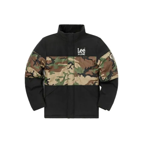 Lee Черный Мужской Пуховик