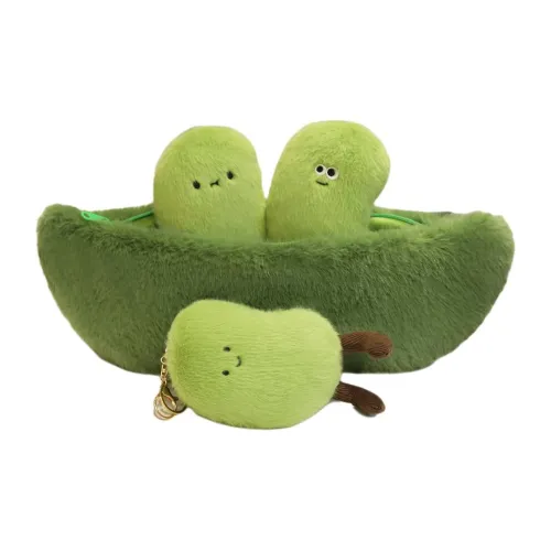 BALITU Милый Креативный Зеленый Beans Куклы Подвеска Плюшевая кукла 40 см Высота