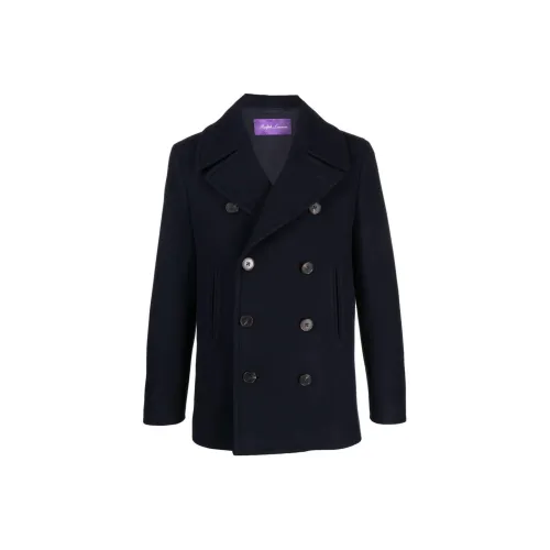 Ralph Lauren Purple Label Мужское пальто морского синего цвета