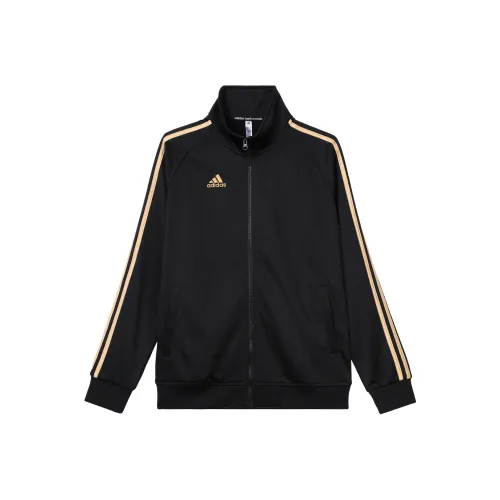 Adidas Sportlife Черная с Золотой Полосой Унисекс Куртка