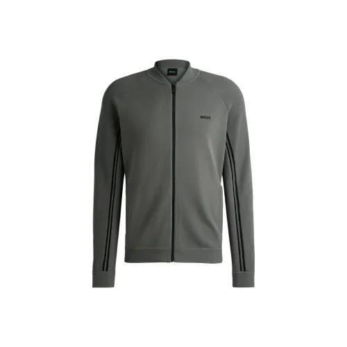 Hugo Boss FW24 Куртки и Пальто Мужской Серый