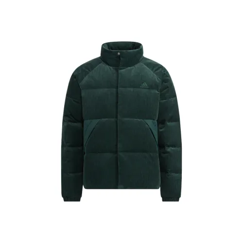 Adidas Вельвет Пуховик Стандарт Мужской Зеленый