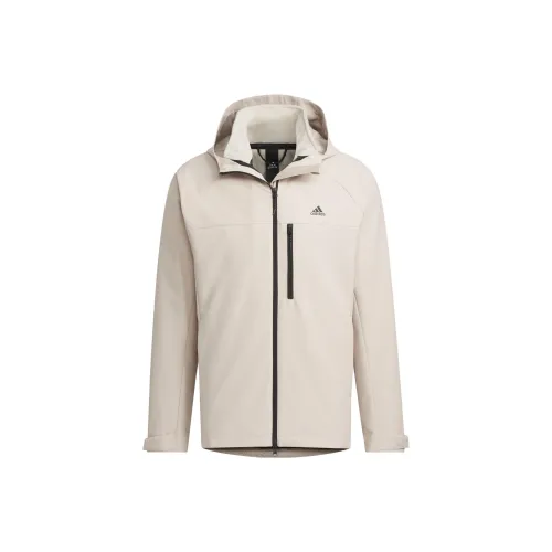 Adidas Куртки и Пальто Мужские Бежевый Черный