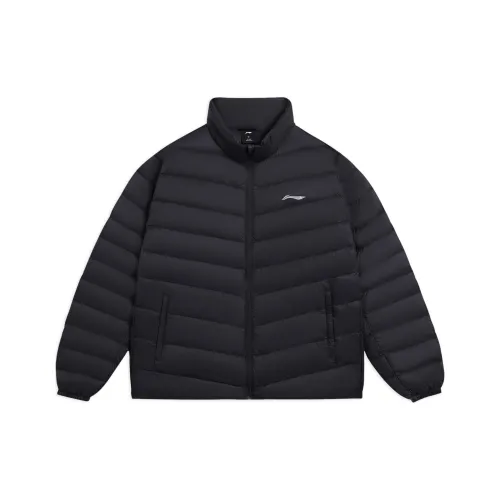 Fitness Series Мужская пуховая куртка черного цвета