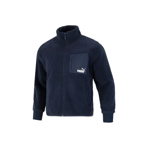 PUMA Темно-синий Унисекс Бархатные куртки