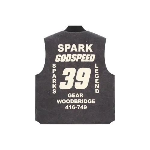 RESERFF Жилет Унисекс Винтажный Серый