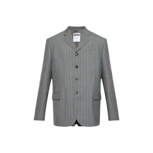 MOSCHINO Бизнес-костюм Пальто Мужское Серое