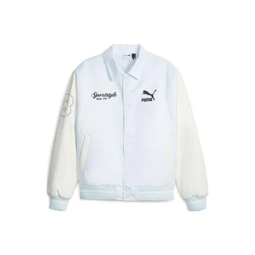 PUMA Синие Белые Мужские Куртки