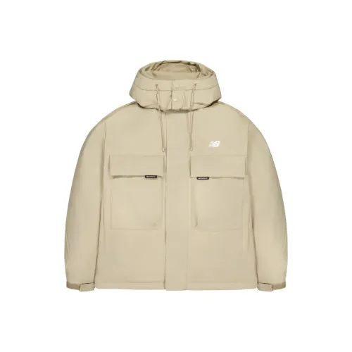 New Balance совместная коллекция Sports Life Collection Пуховик Мужской Экрю