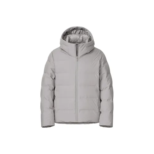 UNIQLO Light Gray Men's Down Jackets UNIQLO Светло-серый Мужские Пуховики