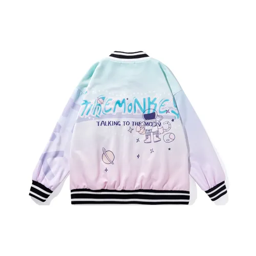 FireMonkey Осенний Бейсбольная куртка Унисекс Розовый