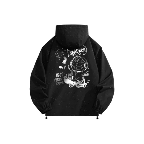 DoraemonA Ветровки Унисекс Черный