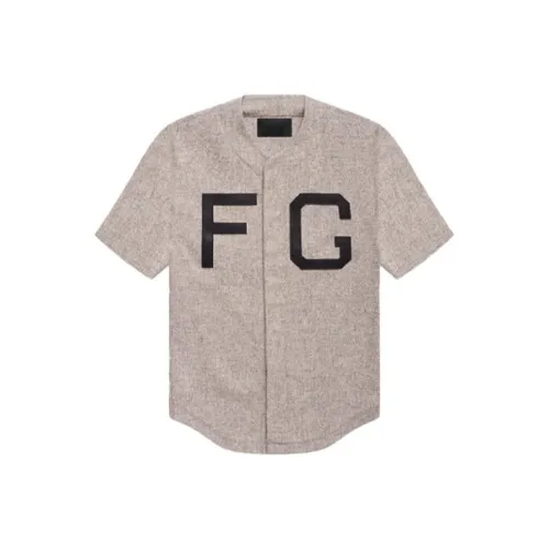 Fear of GOD Серый Унисекс Бейсбольная Джерси