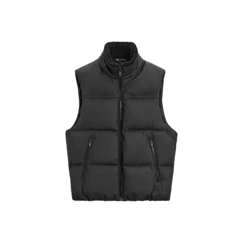 ZARA Мужские черные жилеты