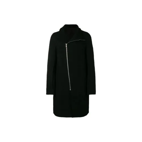 RICK OWENS совместное брендирование Черное мужское пальто