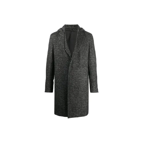 Ermenegildo Zegna Черное Мужское Пальто