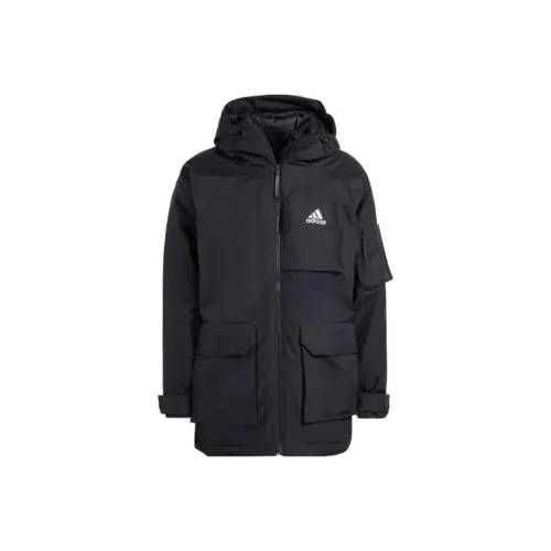 Adidas Мужские Черные Пуховики