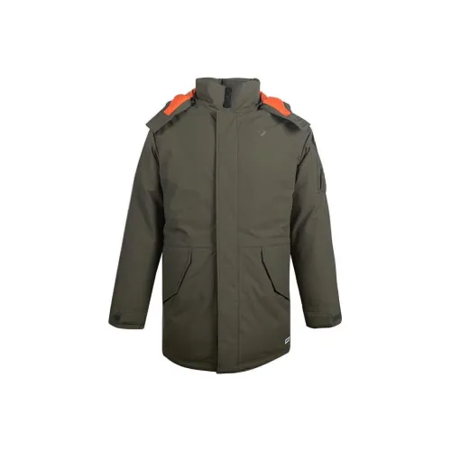 Конверс Оливково-зеленый Мужской Пуховик