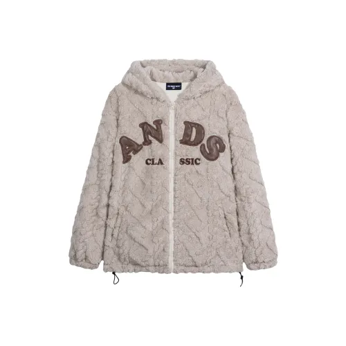 ALL NIGHT DAYS Loose Fit Утолщенный And Fleece-Lined Jacket Unisex